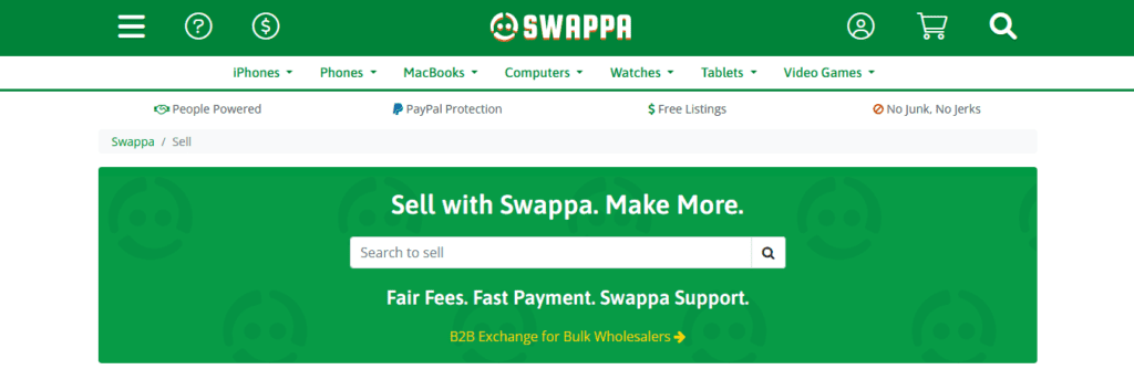 Swappa - Sell used tech items