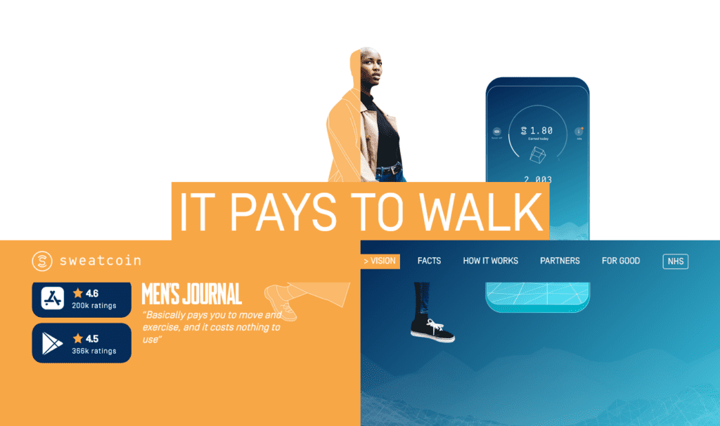 Sweatcoin walking app - Healthier planet Healthier, wealthier you