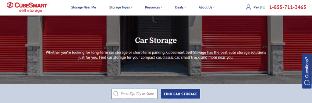 CubeSmart Car Storage